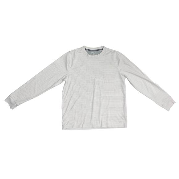 DKNY Men's Crewneck Long Sleeve Shirt Cotton Blend Size Large - Picture 1 of 3